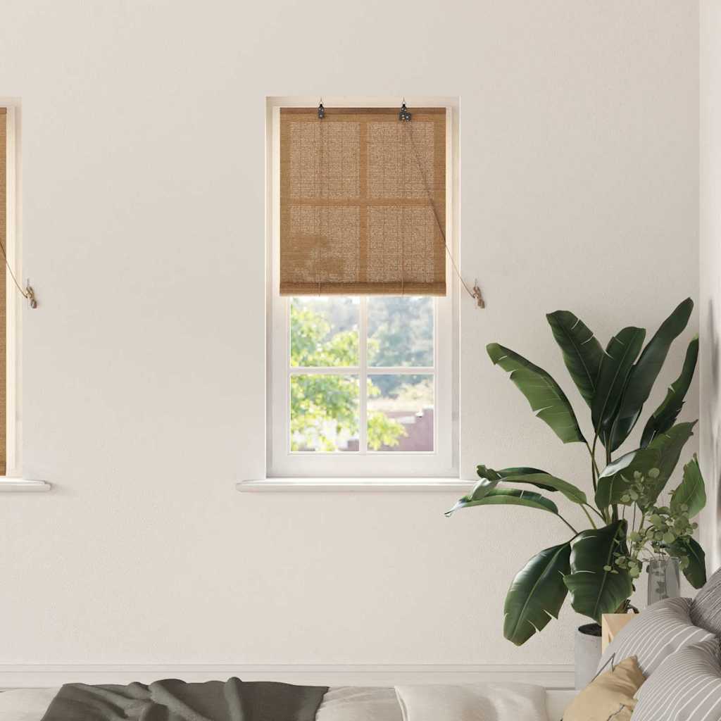 Bamboo Roller Blind Brown 60 x 160 cm