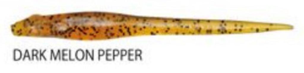 Megabass Мягкая приманка Hazedong 4 дюйма, темная дыня, перец (0589)