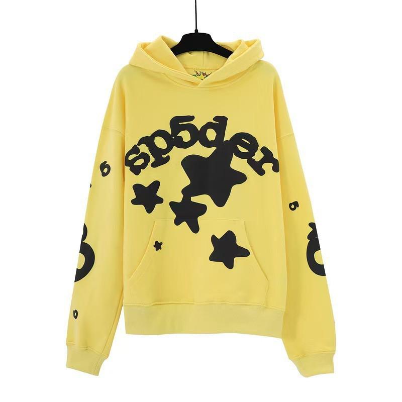 Premium Heavyweight Hooded Sweatshirt With Rhinestone Letter Print Unisex Streetwear Pullover Fall