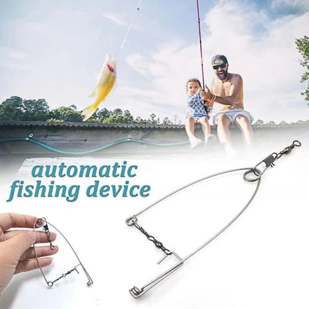 Steel Trigger Spring Hook Automatic Fishing Device Spring Ejection Hook Automatic Fishing Hook