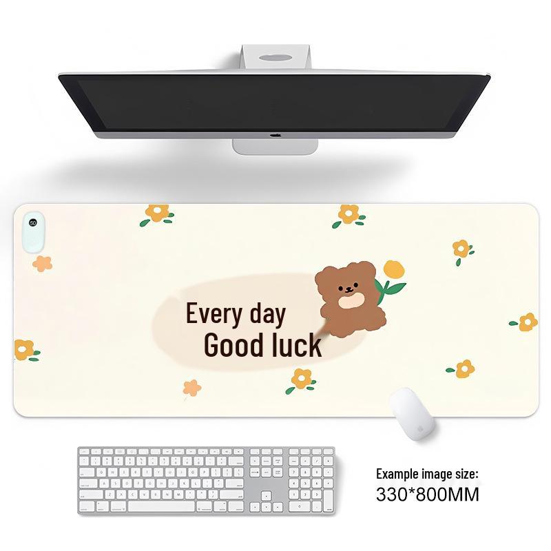 Large Odorless Cartoon Heating Desk Pad - Warm Office Mouse & Table Mat