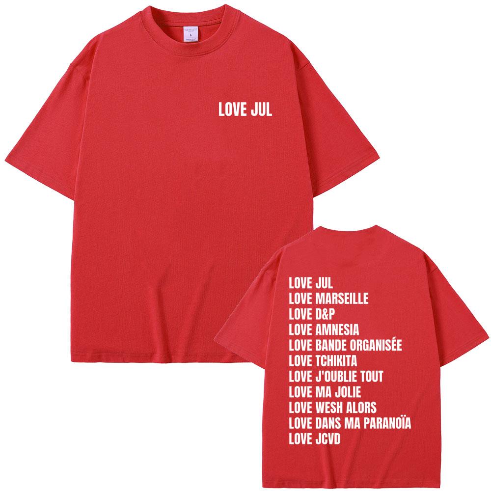 Love Jul 2025 Merch Tshirts Men Women Fashion Rap Pop Music Short Sleeve Tshirt Mens Hip Hop Oversized T Shirts Streetwear