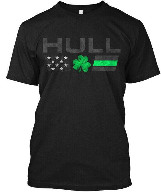 Hull Family Lucky Clover Flag T-Shirt Made in the USA Size S to 5XL Unisex T-Shirt