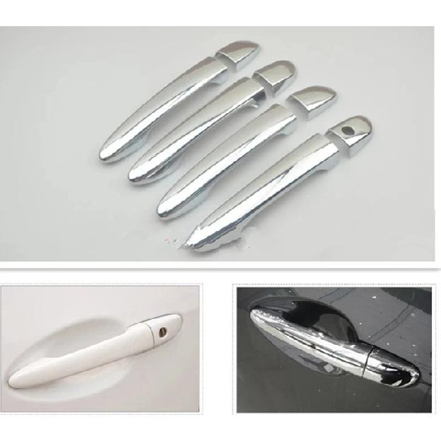 For Mazda CX-8 CX8 CX 8 2017 2018 ABS Chrome Carbon Fiber Glossy Black Door Handle Cover Trims Car Styling Accessories
