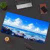 Sea Pattern XXL Gaming Mouse Pad, Non-slip Stitched-edge Desk Mat, Keyboard Mat, Computer Accessories for PC Gamers, 1000x500