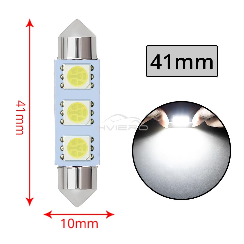 1/2/4/10PCS Auto C5w C10w License Plate LED Dome Festoon Door Lights Car Interior Trunk Reading Ceiling Lamp 5050 31/36/39/41mm