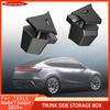 Для Tesla Model Y YL Juniper Органайзер в багажник Боковой ящик для хранения Органайзер в багажник Флокированный коврик из ТПЭ Грязезащитные Автомобильные аксессуары для путешествий