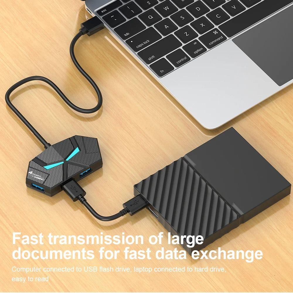 Type C USB Splitter Adapter 4/7 Ports USB 3.0 HUB Splitter USB Docking Station  Hard Drive