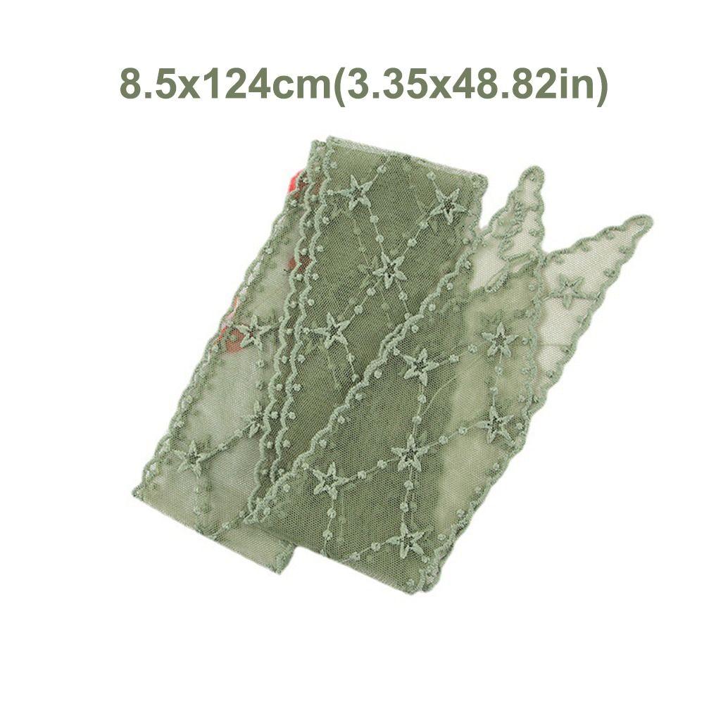 Embroidered Flower Women Narrow Long Scarf Elegant Sunscreen Shawl Ins Female Headscarf Summer