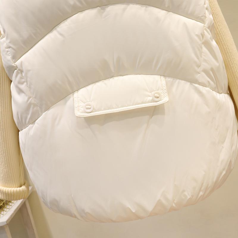 Модная женская парка без рукавов, зимняя верхняя одежда, элегантный толстый теплый жилет, женские короткие пальто