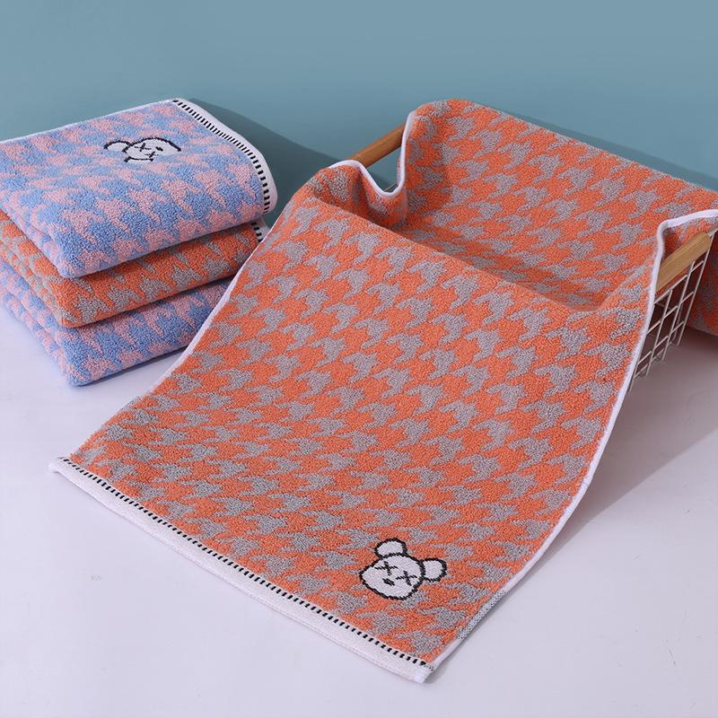 Cotton Towel Thickened Jacquard Soft Absorbent Adult Household Polyester Cotton Towel Quick Drying Towel Cotton Children's Face Towel