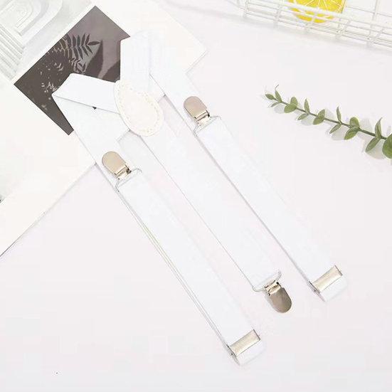 Подтяжки унисекс на эластичном ремне с Y-образной спинкой, однотонные нескользящие подтяжки для свадебного костюма, регулируемый ремень, вечерние повседневные аксессуары