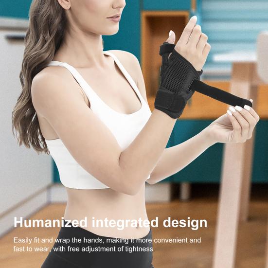 1Pc Thumb Wrist Stabilizer Breathable Compression Adjustable Left Right Hand Thumb Protection Wrist