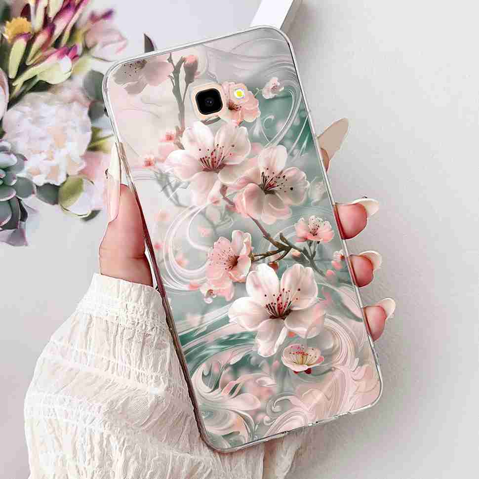 For Samsung Galaxy J4+ SM-J415F Case Luxury Butterfly Flowers Soft Silicone TPU Cover For Samsung J4+ J4 Plus Phone Shell Capa