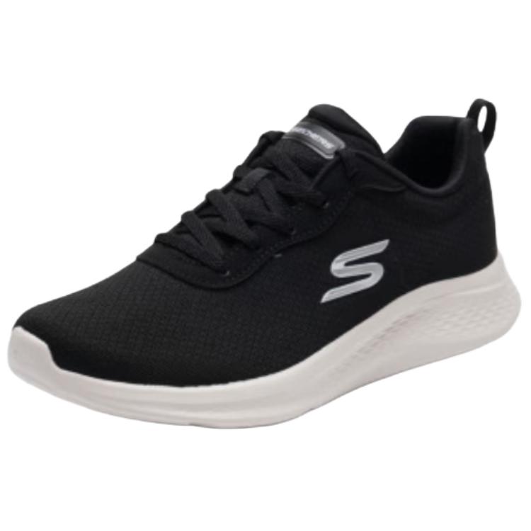 Skechers Skech-Lite Pro 2.0 Женские Черные Низкие Беговые Кроссовки Ткань Синтетическая Кожа Дышащий Комфорт 150627-BKW