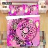 Dream Catcher Пододеяльник King Double Розовый Starry Universe Queen Size для детей и девочек Пододеяльник из микрофибры