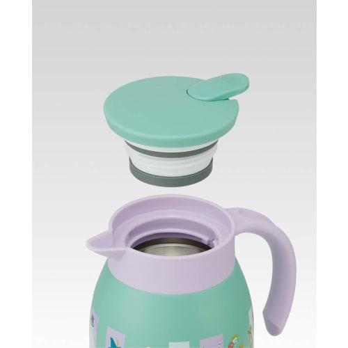 Skater Thermal/Cold Vacuum Dual Structure Stainless Steel Tabletop Pot Wide Mouth Pitcher Thermos 600ml Moomin Color VSP6-A
