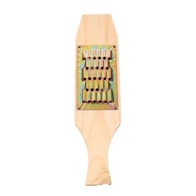 Многофункциональная терка для редиса и картофеля из нержавеющей стали с сосновой доской