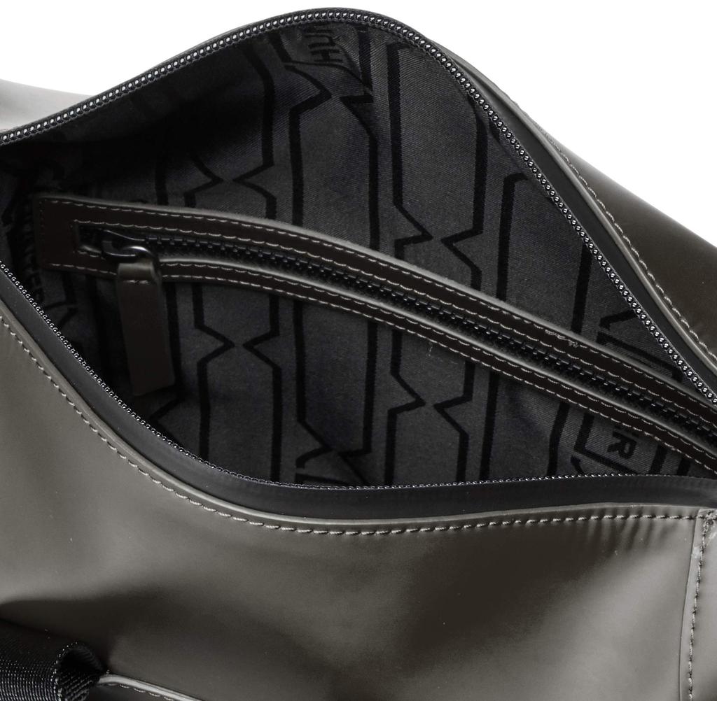 Оригинальный рюкзак среднего размера из кожи с резиновым покрытием, хаки [Hunter] UBB7019LRS-DOV-One