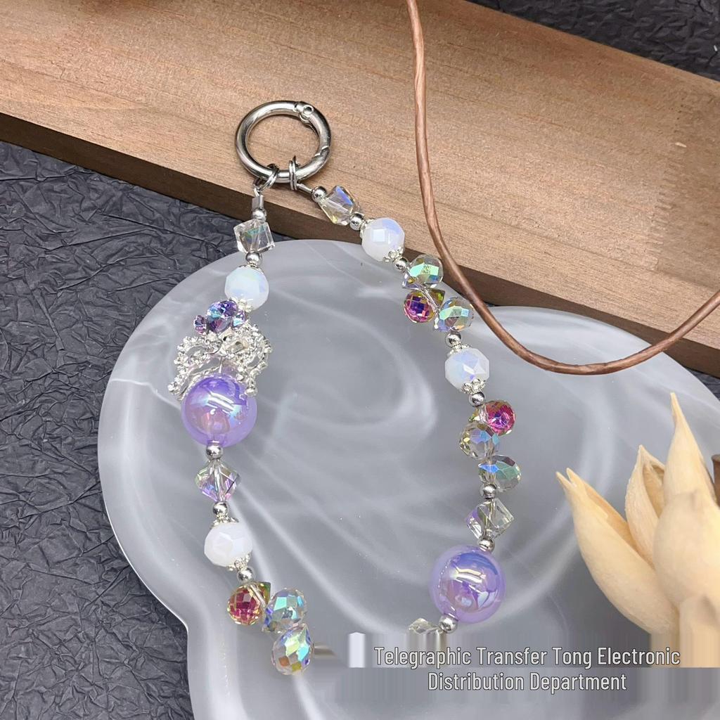 Кристальный Стразовый Корона Телефонный Шнурок и Брелок - Милый Шарм Аксессуар и Маленький Подарок