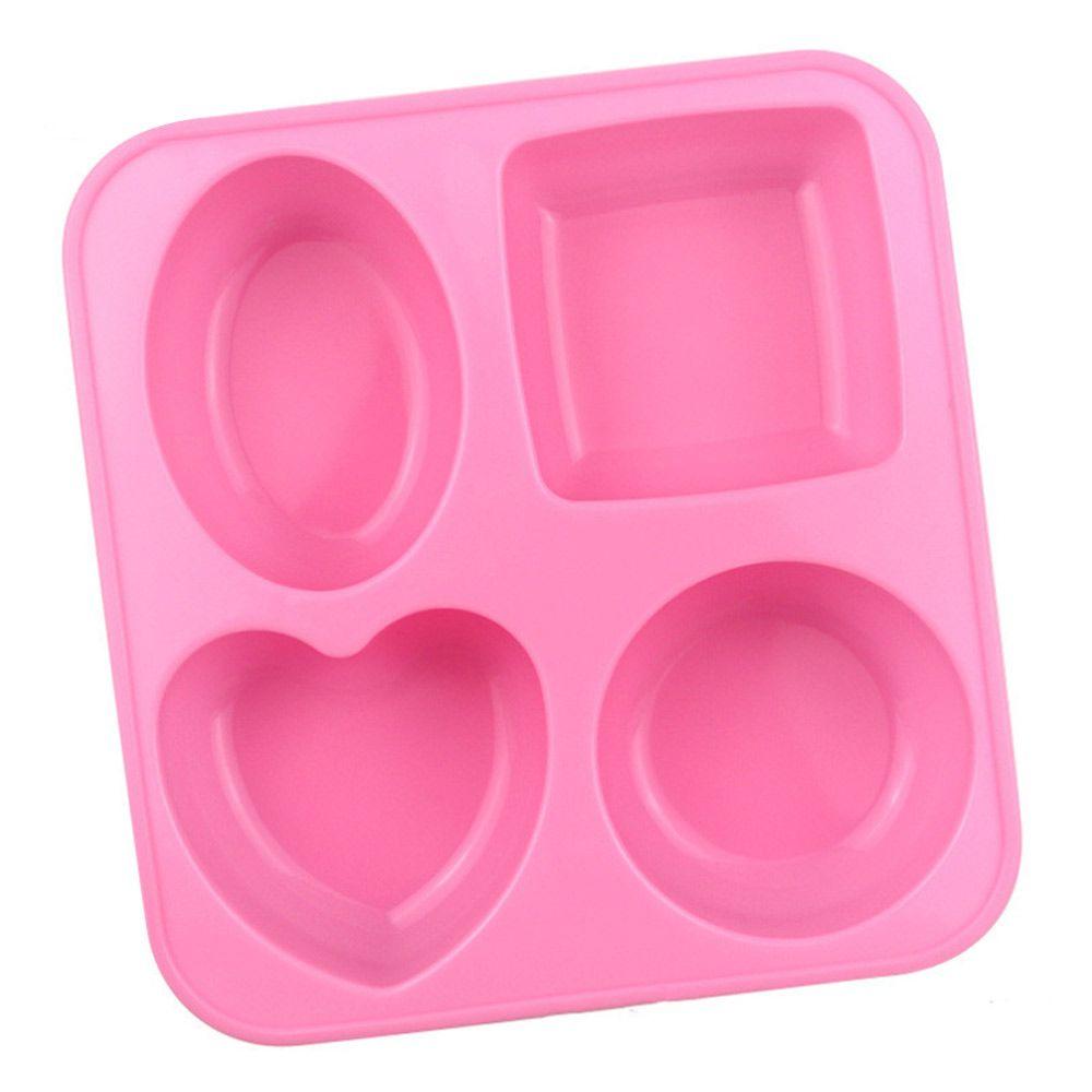Square Shape DIY Craft Cylinder Cake Mould Pudding Candy Mold Silicone Soap Mold Soaps Supplies
