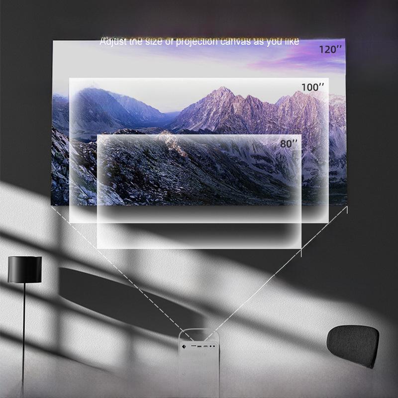 Портативный HD проектор для домашнего кинотеатра, спальни и кемпинга на открытом воздухе