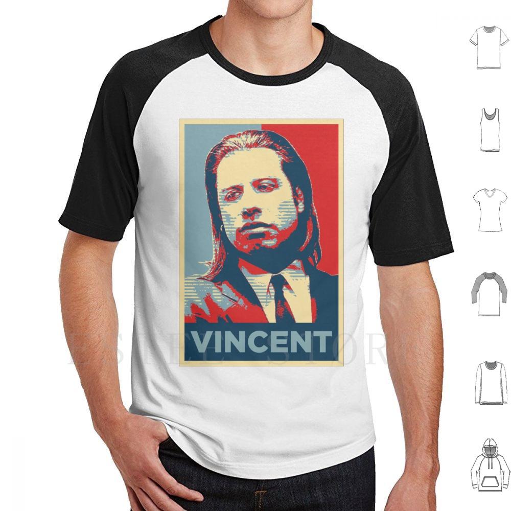Vincent Pulp Fiction ( Obama Effect ) T Shirt Cotton Men DIY Print Pulp Fiction Jules Jules Winnfield Samuel L Jackson Quentin