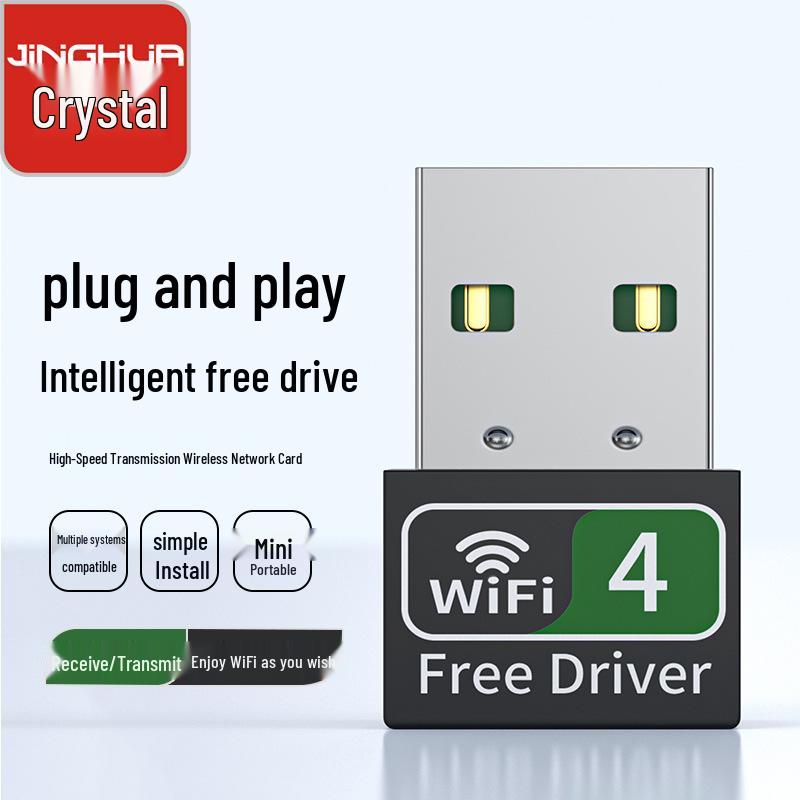 Regent 1300M USB WiFi 5 Dual-Band Wireless Network Card for Desktop & Laptop (5G, Driver-Free)