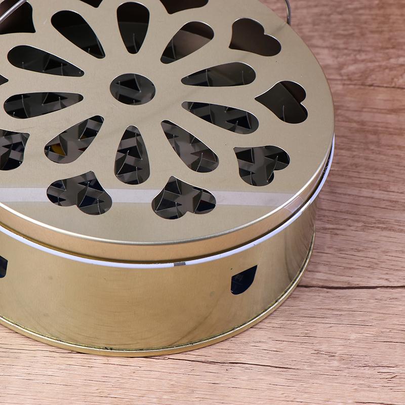 Держатель катушки от комаров Рамка для подноса из нержавеющей стали Круглая подставка для спиралей Благовония Отпугиватель насекомых