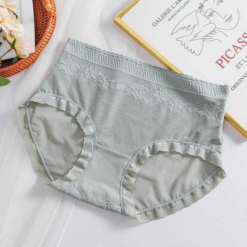 Pure Desire No Trace Sexy High-end Breathable Lace Underwear  Mid Rise Girls' Lace Underwear