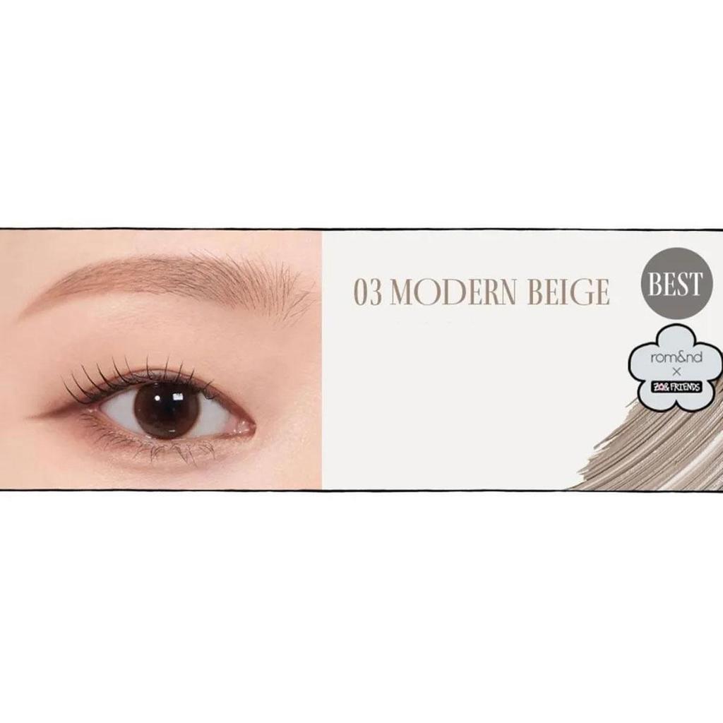 Romand rom&nd X ZO&FRIENDS HAN ALL BROW CARA 03 MODERN BEIGE