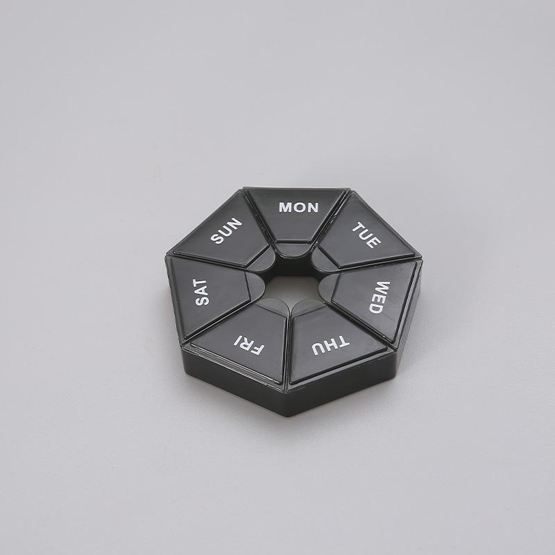 7 сеток, портативный еженедельный чехол для таблеток, коробка для хранения, контейнер, мини-органайзер для лекарств, дозатор для планшетов, разветвители, предотвращают забывание