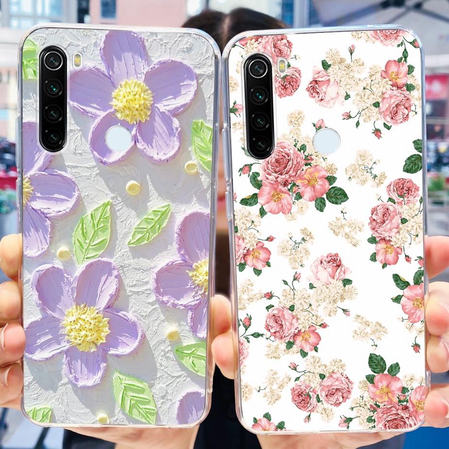Чехол для Xiaomi Redmi Note 8 Чехол Note 8T Роскошный Расписной Чехол Прозрачный Силиконовый Чехол для Телефона Для Redmi Note 8 Pro Note8 Note8T Мягкий Чехол