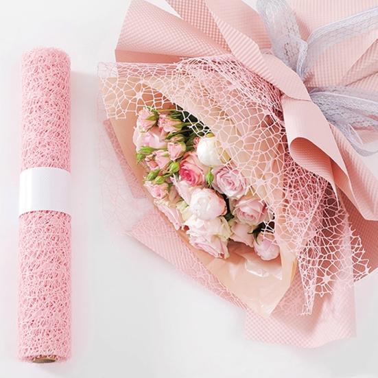 Цветочная упаковочная бумага жаккардовая ажурная сетка обертка для упаковки букетов лист для упаковки цветов элегантные флористические упаковочные материалы