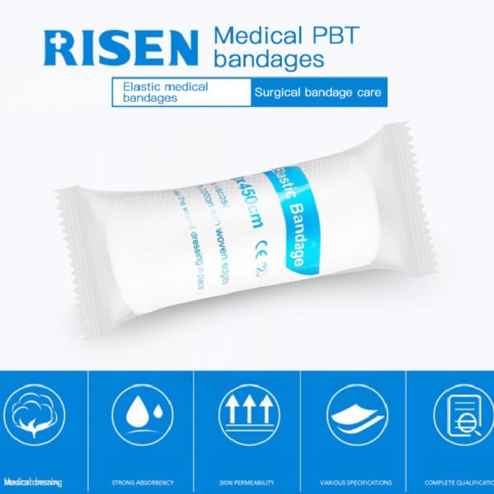 Elastic Bandage Medical First Aid Disposable Cotton Breathable Wounding Care Dressing Gauze