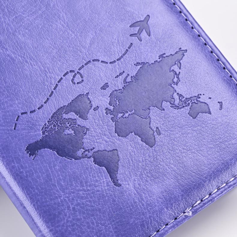 2024 Меняющий цвет 66-узорный ПУ держатель для паспорта и билетов