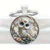 Owl Retro Cross-border Creative Keychain