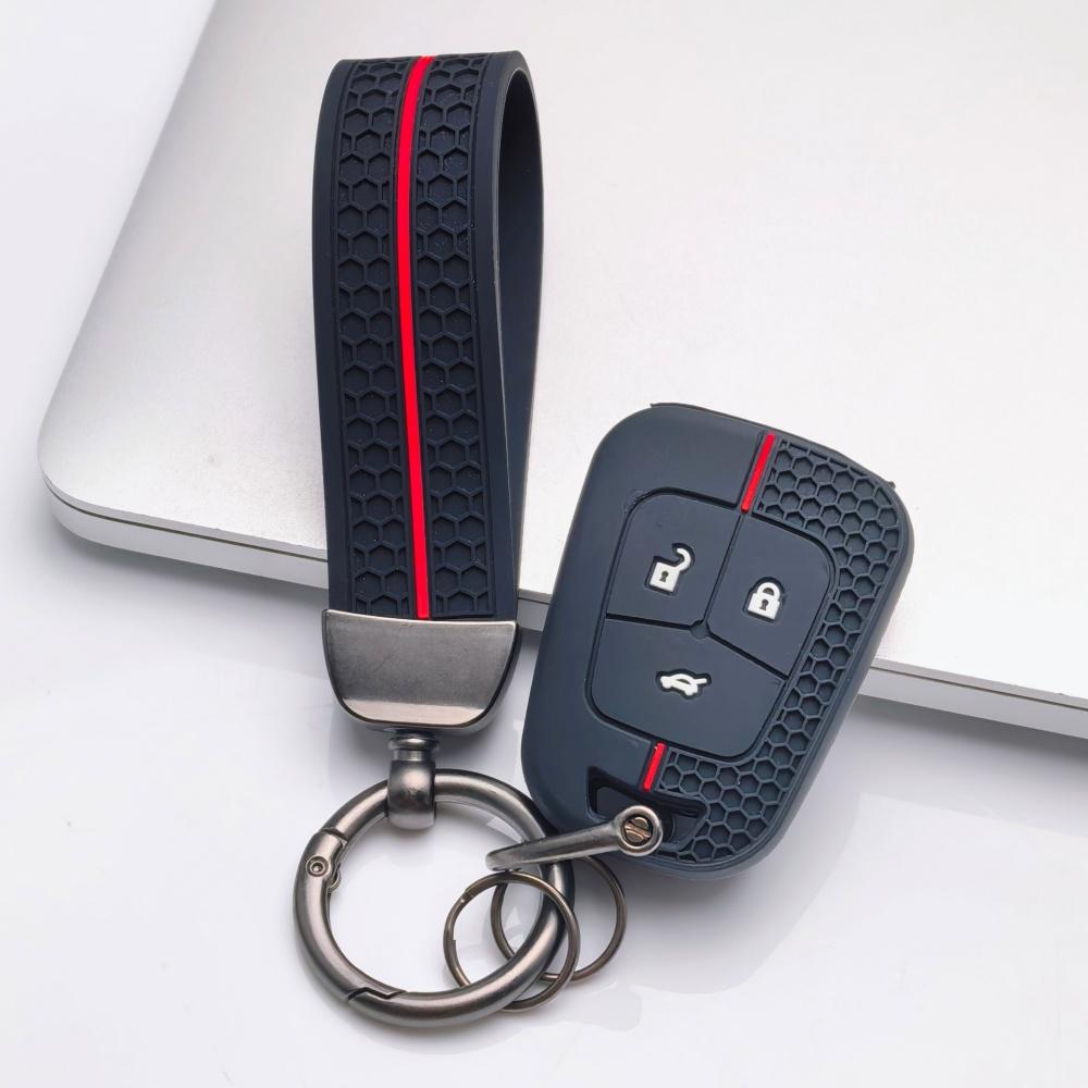 Силиконовый чехол для брелока с кольцом для Chevrolet Cruze Aveo Orlando Captiva Spark для Opel Astra J Insignia Corsa D/E Antara Zafira Mokka, 3-кнопочный