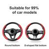 Car Steering Wheel Cover Suede Anti-skid Protector Cover For Mercedes Benz A B C E G CLA GLK CLASS W221 W212 W213 W176 W205 W177
