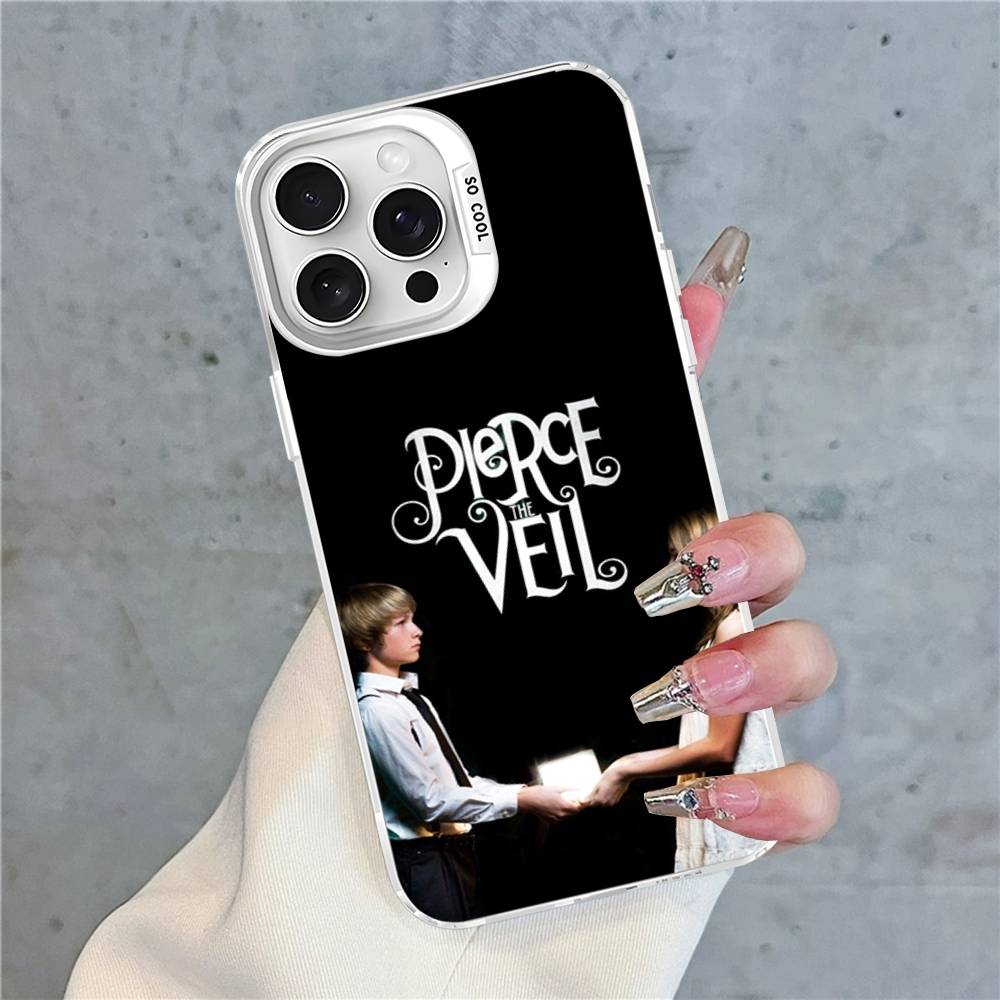 Чехлы для телефона P-Pierce The Veil Band для iPhone 17 16e 15 14 13 12 11 Plus Pro Max ProMax Цветные чехлы