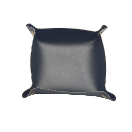 Многофункциональный складной лоток для хранения, однотонная подставка под кофейные чашки, декоративный органайзер для хранения ювелирных изделий