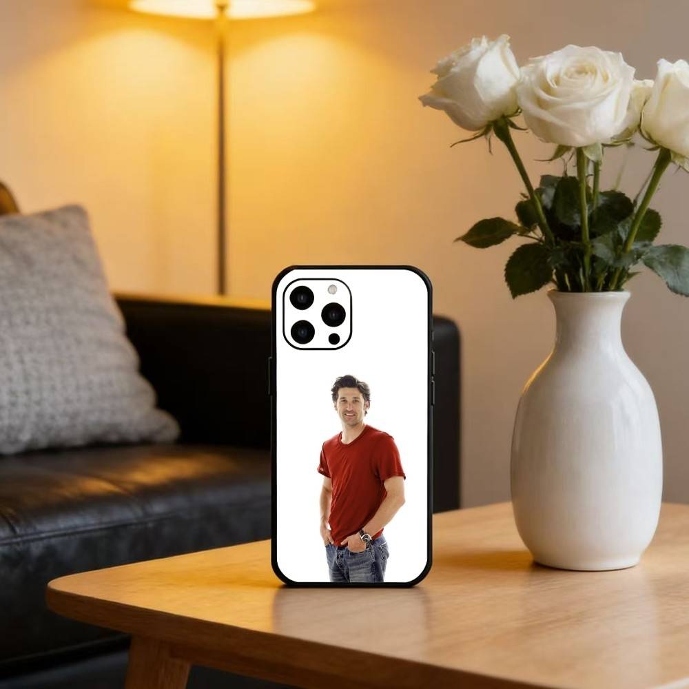 Чехол для телефона Patrick-s DD-Dempsey Для iPhone 16,15,14,13,12,17,Pro Max,Plus Силиконовый Черный Чехол