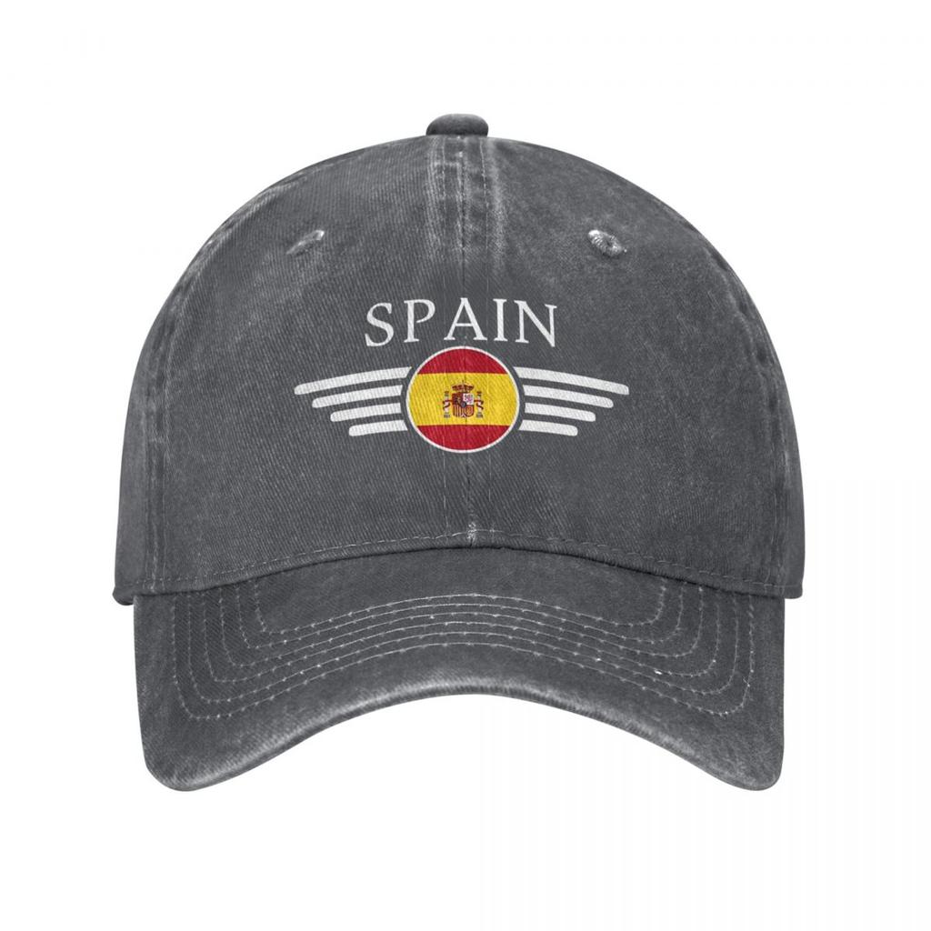 ESPANA Флаг Испании Высококачественная Унисекс Женская Бейсболка Потертые Джинсовые Кепки Шляпа Винтажная Для Уличных Тренировок Головной Убор