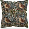 Vintage Floral Deer Pillow Covers, Cottagecore Room Home Decor, Art Nouveau Botanical Forest Deer Decorative Pillow Covers for Home Bedroom Living