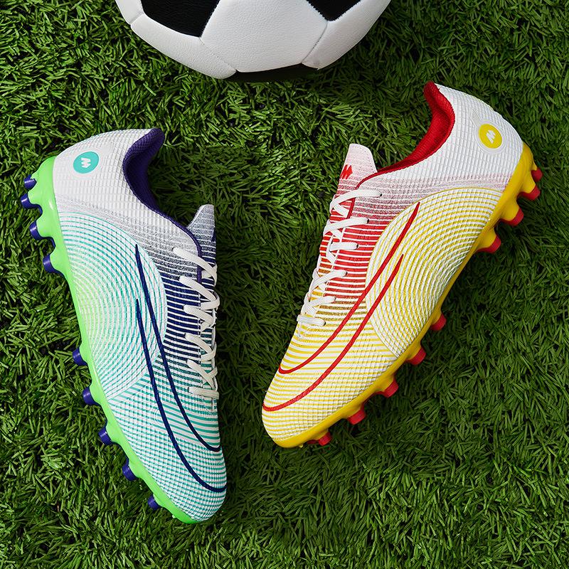 Yuanyang новые футбольные бутсы мужские и женские студенческие травяные игровые тренировочные AG длинные шипы TF сломанные шипы спортивная обувь цельные 2025