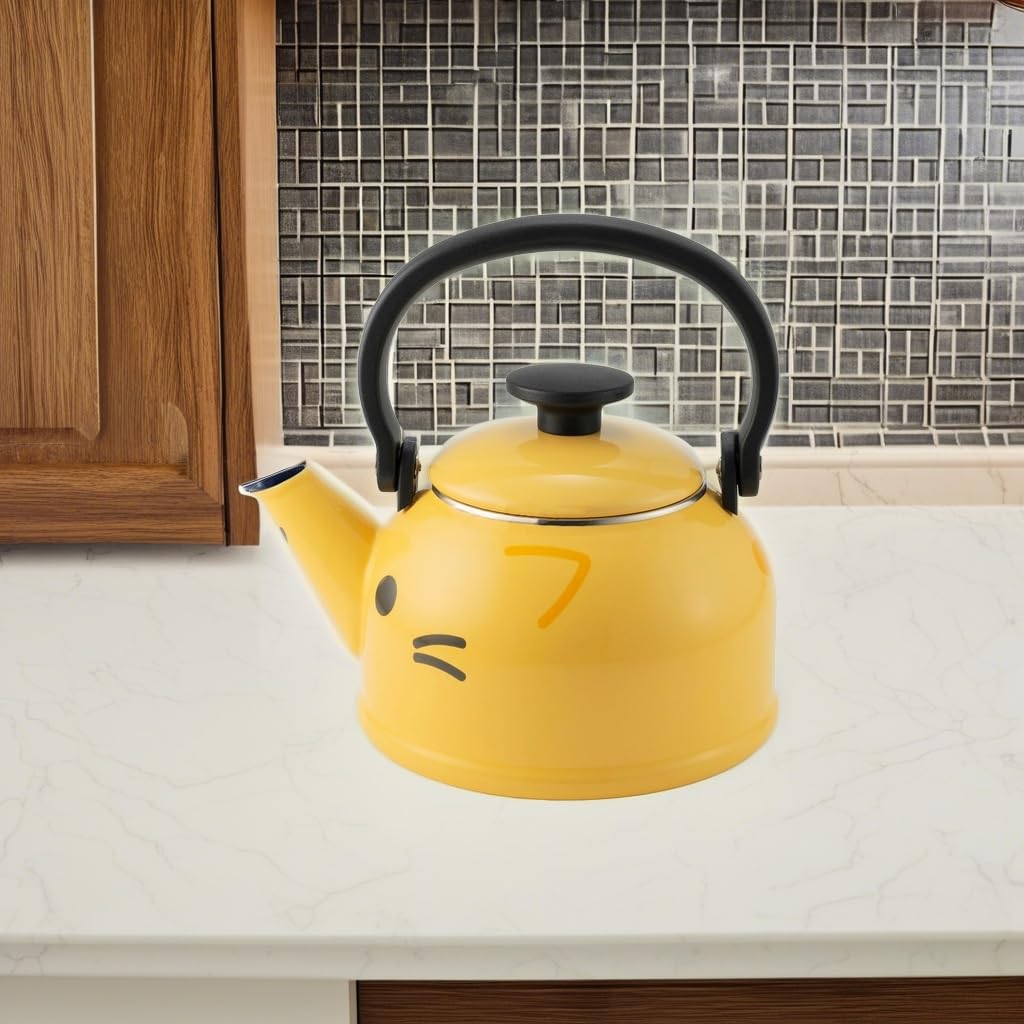 Fuji Horo Induction Compatible Animal Kettle with Cat Design 1.8L (DOY-1.8K.N)