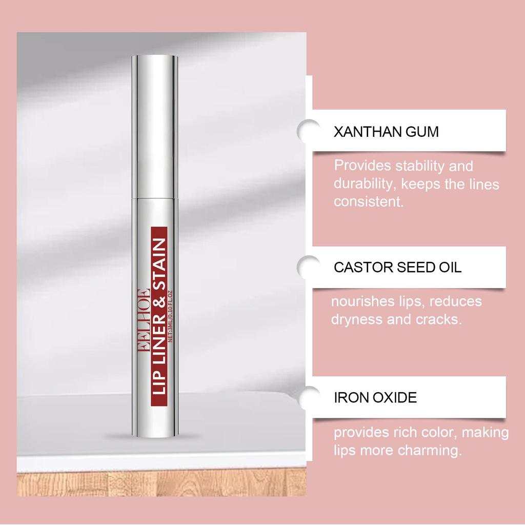 EELHOE Серия блесков для губ Peel-Off, натуральный, легкий цвет, красочный, увлажняющий, многоцветный карандаш для губ