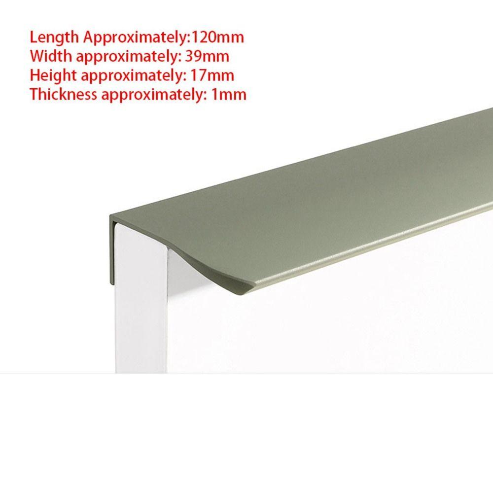 Hidden Invisible Door Handle Furniture Drawer Pulls Handle New Door Knobs Cupboard