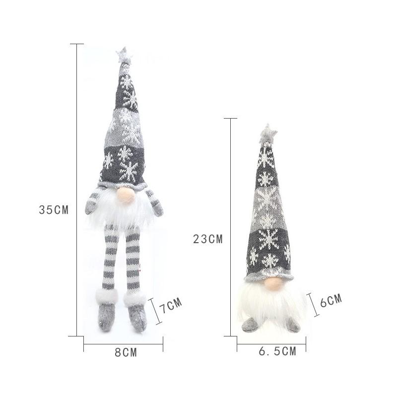 1 шт. Рождественские гномы, плюшевые, со светодиодной подсветкой, безликие, длинные ноги, кукла, рождественская елка, рождественская подвеска, гномы, украшения для вечеринки