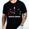 I Need Beer Print T-shirts Summer Fashion Men's Clothing Comfortable Breathable T-shirt Street Casual Fashion Men's Street Wear